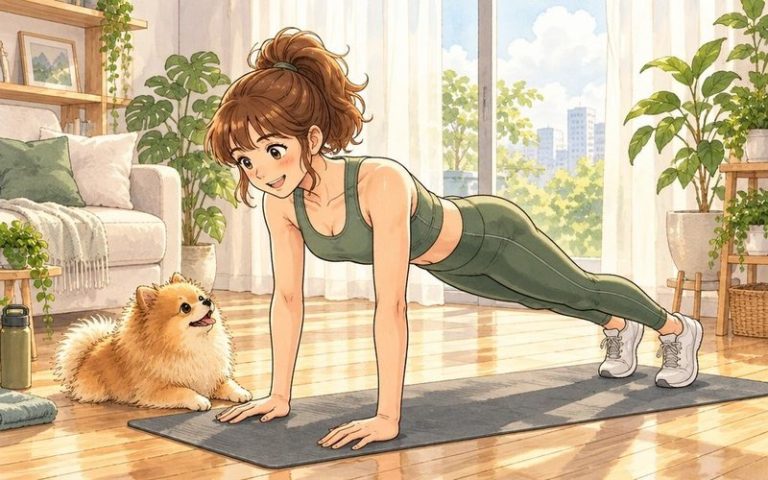 2주 전신 다이어트 루틴으로 슬림한 체형 만들기 12 tg req12 illust